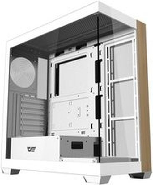 DARKFLASH DS900W COMPUTER CASE WITHOUT FANS (WHITE)