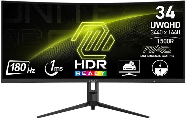 ΟΘΟΝΗ MSI GAMING MAG 342CQR E2 CURVED VA UWQHD 34'' 1MS 180HZ 3440X1440 BLACK