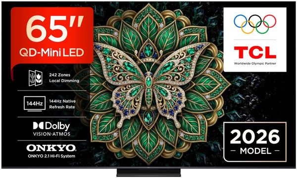 TV TCL 65C6K PRO 65'' 4K QD MINI LED 144HZ GOOGLE TV