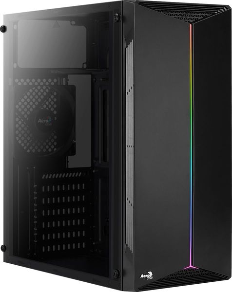 CASE AEROCOOL SPLIT WINDOW MIDI TOWER BLACK