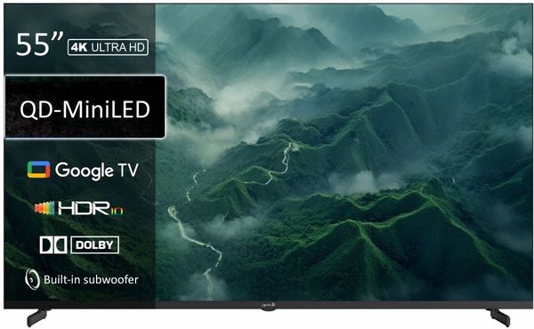 TV ARIELLI MQLED-55N10T 55'' QD-MINILED 4K ULTRA HD SMART WIFI GOOGLE TV