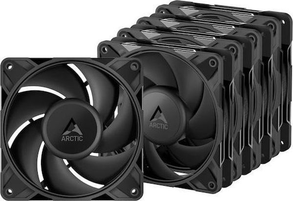 ARCTIC P12 PRO LN 5-PACK - 5 PACK - 120MM CASE FAN - LOW NOISE FLUID DYNAMIC - 2000RPM - PWM