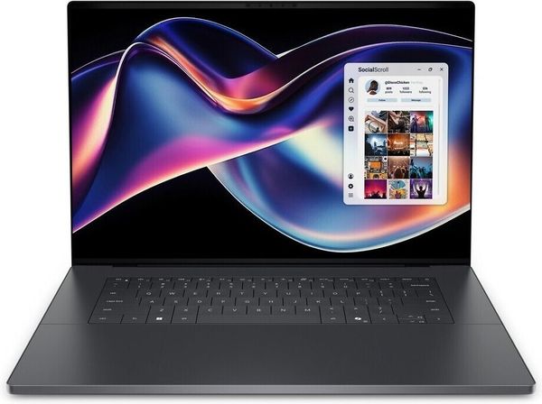 LAPTOP DELL XPS 16 DA16260 16.0 3.2K OLED TOUCH,ULTRA X7 358H,32GB,1TB ,WIN11 PRO