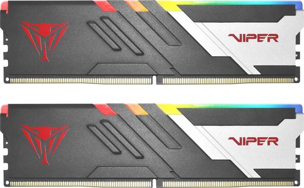 RAM PATRIOT VIPER VENOM RGB 48GB (2X24GB) DDR5 6000MT/S CL32 INTEL/AMD DUAL KIT PVVR548G600C30K