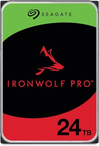 HDD SEAGATE ST24000NT002 IRONWOLF PRO NAS 24TB 3.5'' SATA3