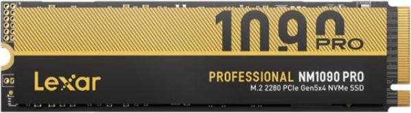 SSD LEXAR PROFESSIONAL LNM109P001T-RNNNG NM1090 PRO 1TB NVME PCIE GEN5 X4 M.2 2280 WITH HEATSINK