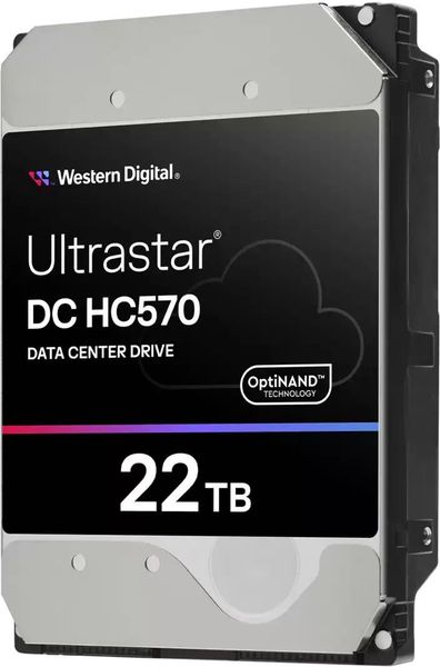 HDD WESTERN DIGITAL ULTRASTAR DC HC570 22TB 7200RPM 512CACHE DATA CENTER 3.5'' SAS 12GB/S 0F48052