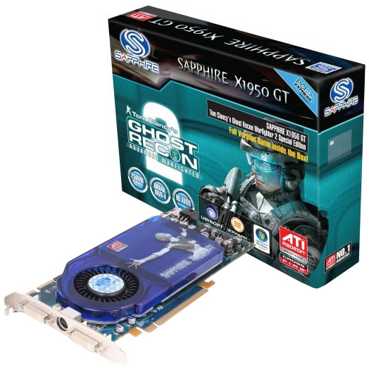 Sapphire ATI Radeon X1950 XTX Grafikkarte 512MB GDDR4 Ram PCI-Express 16x, DUAL-DVI/VIVO/Kühlung: aktiv/Verpackung: Retail