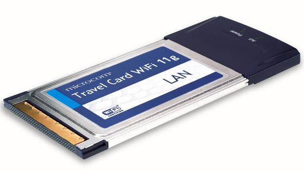 Microcom WF 3120 Wifi Travel Card Pcmcia 11G - Wireless (PER.533694)