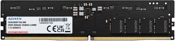 RAM ADATA PREMIER 16GB DDR5 5600MHZ CL46 AD5U560016G-S
