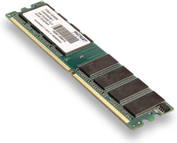 Patriot Psd1g400 1GB DDR Pc-3200 400mhz - Μνημη ram (PER.549025)