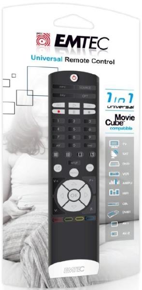 Emtec Ekcoh610 Universal Remote Control IR 1in1 H6 Series - Remote