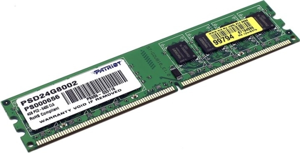 RAM Patriot Psd24g8002 SL 4GB Ddr2 800mhz Ddr2 - Μνημη ram (PER.559281)