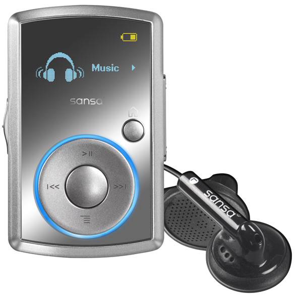 Sandisk Sansa Clip 4GB Silver FM Radio Mp3 player (PER.569138)