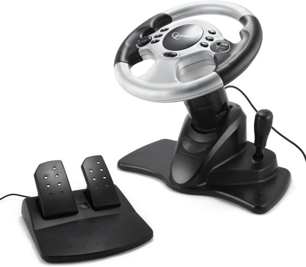 Gembird Strshockforce USB Realistic Steering Wheel Game controller