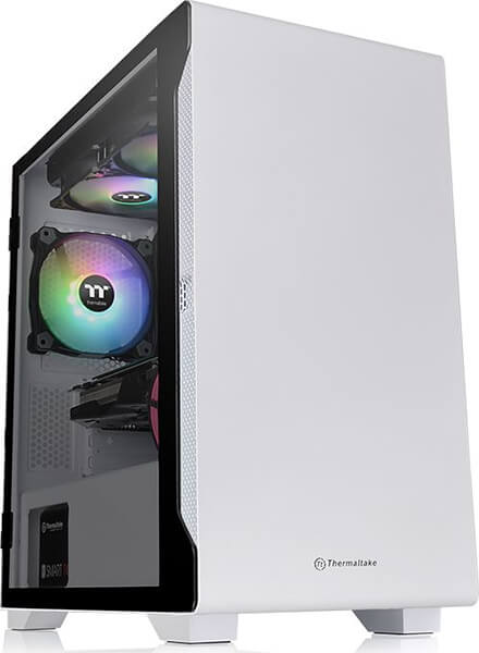 CASE THERMALTAKE S100 TG SNOW WHITE