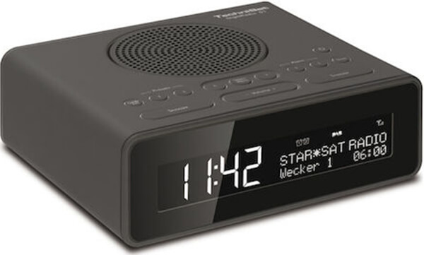 Radio Digitale TechniSat DIGITRADIO 300 C - Ricezione DAB+ E FM, Display A Colori, Equalizzatore, Sveglia, Colore Argento/Nero