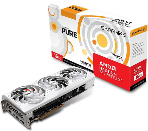 VGA Sapphire AMD Radeon Rx7800xt Pure Gaming OC 16gb Gddr6 Retail