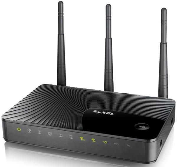 Zyxel Nbg5615 Simultaneous Dual-band Wireless N750 Media Router ...