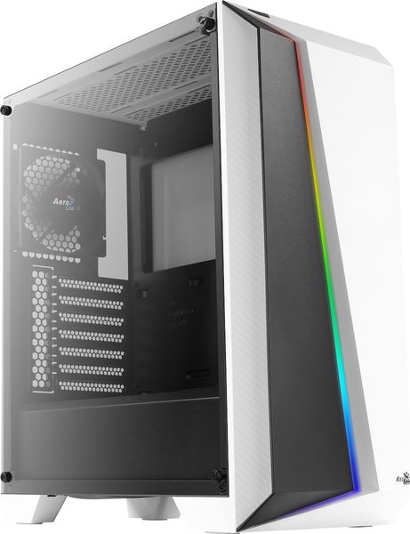 CASE AEROCOOL CYLON-PRO MIDI TOWER TEMPERED GLASS BLACK AND WHITE
