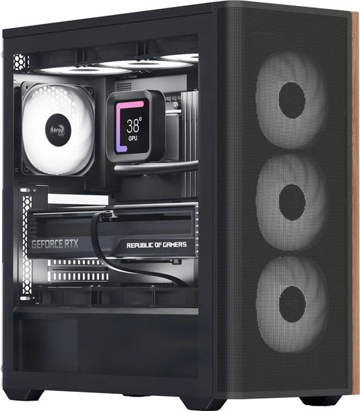 CASE AEROCOOL D501A-G-BK-V2 MIDI TOWER WINDOW BLACK