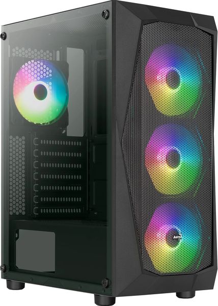CASE AEROCOOL FALCON Α-BK-V2 MIDI TOWER WINDOW BLACK