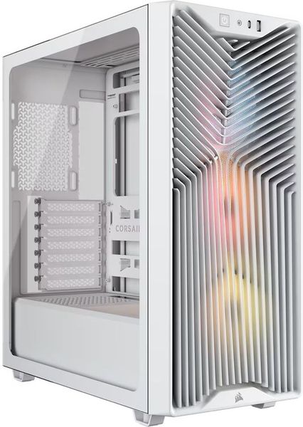 CASE CORSAIR 3200D RS ARGB MID-TOWER TEMPERED GLASS WHITE