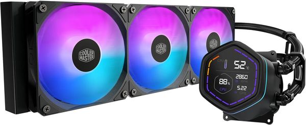 COOLER MASTER AIO COOLER MASTERLIQUID CORE NEX DIGITAL 360MM BLACK ARGB