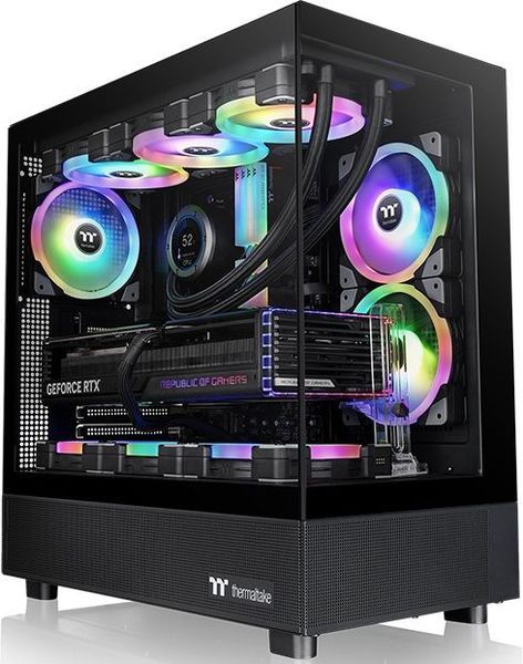 CASE THERMALTAKE VIEW 270 TEMPERED GLASS ARGB MID TOWER BLACK