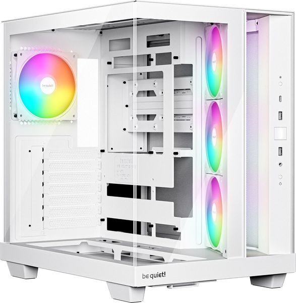CASE BE QUIET LIGHT BASE 500 LX TEMPERED GLASS WHITE