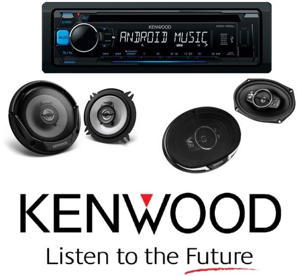 Kenwood CAR Audio Blue Performance Bundle Ηχοσυστηματα αυτοκινητου