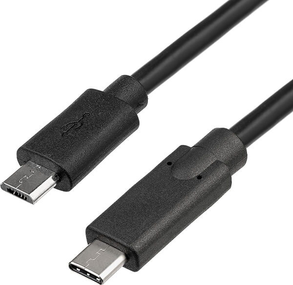 Câble AK-USB-21 USB 2.0 USB A mâle, connecteur micro USB-B nickelé
