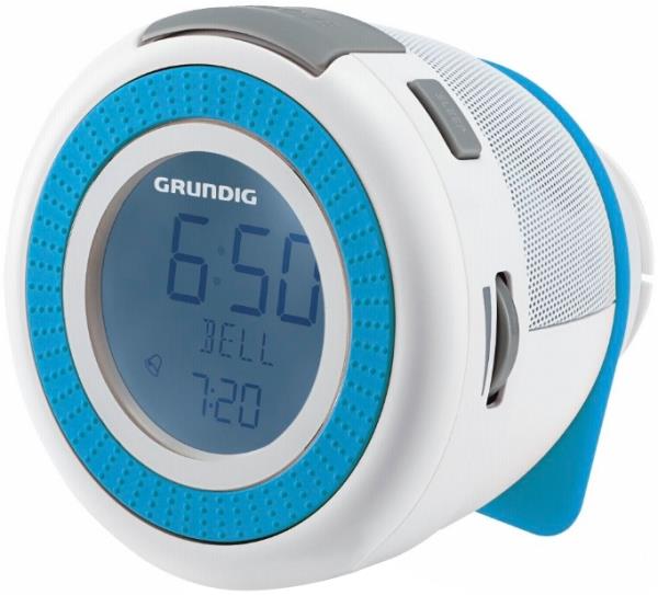 Grundig Sonoclock 220 FM RDS Clock Radio White/blue Radios (PER.704502)