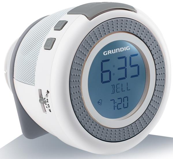 Grundig Sonoclock 230 USB FM RDS Clock Radio White/grey Radios (PER