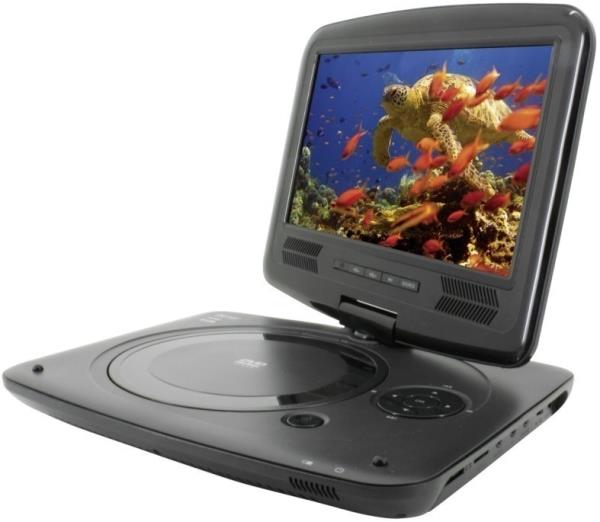 Soundmaster Pdb1950 9'' Portable DVD Player With Wireless IR Headphone