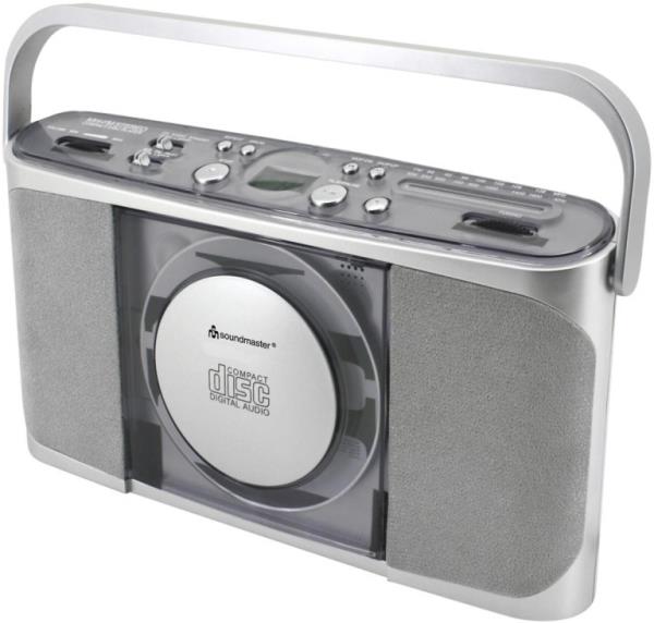 Soundmaster Rcd1400si Stereo CD Slim-line With Am/fm Silver - Cd player ...