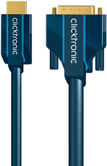 Clicktronic Câble Adaptateur Actif DisplayPort / HDMI 2.0 (3 Mètres