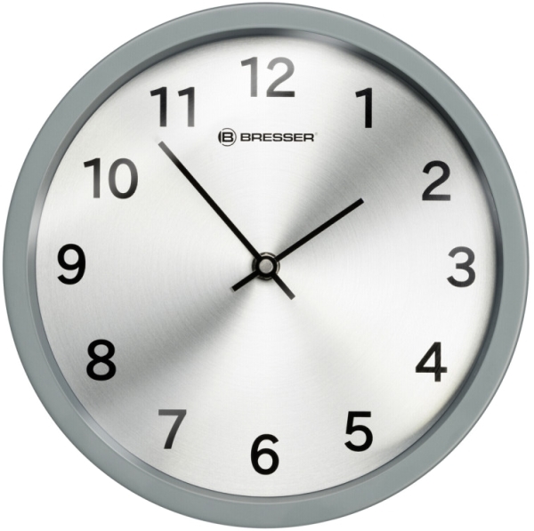 Bresser Mytime Silver Edition Wall Clock Light Grey Ρολογια (PER.753458)