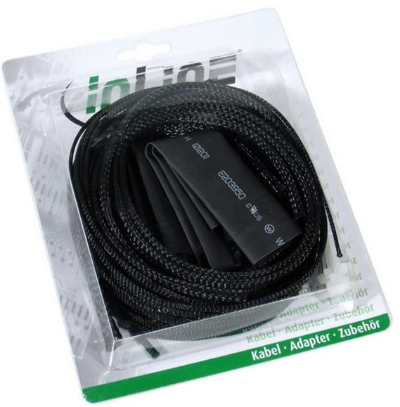 Inline Cable Sleeving SET Black Accessories (PER.754216)
