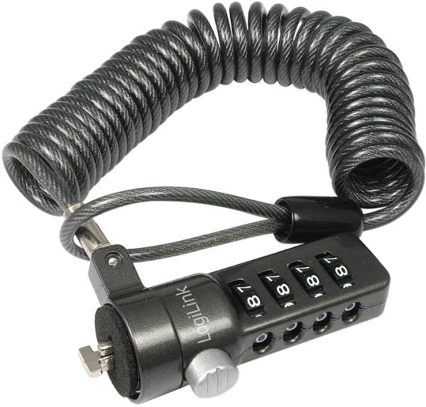 Logilink Nbs004 Heavy Duty Security Cable With 4dial Combination Lock