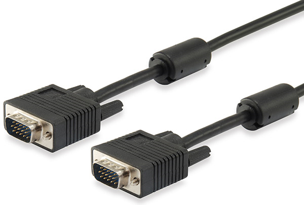 EQUIP CABLE, DVI-A - VGA 2M BLACK - Distribution