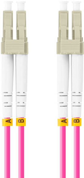 Lanberg Fiber Optic Patchcord MM Lc/upc-lc/upc Duplex Lszh OM4 50/125 3 ...