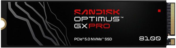 SSD SANDISK SDSP82100TAN-000E0 OPTIMUS GX PRO 8100 1TB NVME PCIE GEN5 X4 M.2 2280