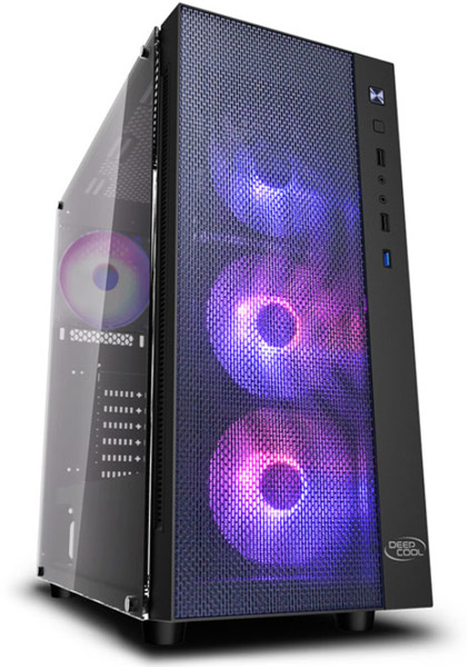 CASE DEEPCOOL MATREXX 55 MESH ADD RGB 4F MIDI TOWER BLACK