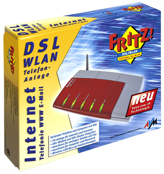 AVM Fritz BOX + Voip Wlan - Dsl (PER.912220)