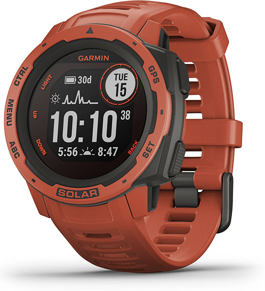 garmin instinct solar flame red