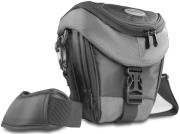 mantona 17938 premium holster camera bag black grey photo