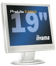 iiyama e485s 19 tft white dvi speakers photo