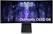 othoni samsung odyssey g8 oled ls34bg850suxen 34 curved wide qhd 175hz silver photo