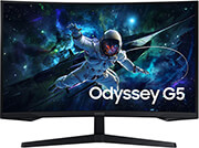 othoni samsung odyssey ls27cg552euxen 27 curved wide quad hd 165hz led black